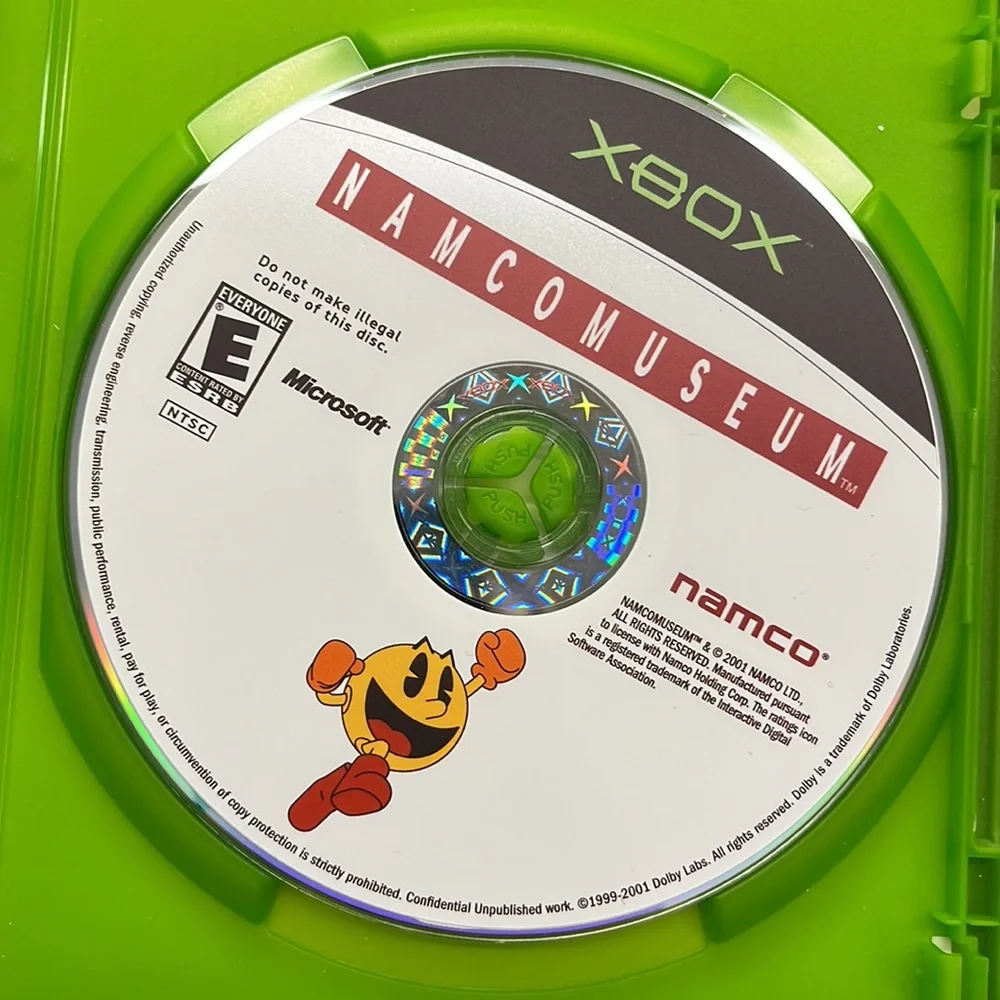 Namco Museum - XBox (2001) - Pac Man, Dig Dug, Pole Position, Galaga, etc